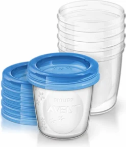 Philips Avent SCF619 05 Tasses De Conservation Pour Aliments Pour Bébés - 180 Ml - 5 Pièces -Bébé Soldes Boutique 1025x1200 2