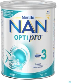 Nestlé® NAN OPTIPRO 3 Lait Croissance De 1 An - Bébé Lait Maternisé - 1 X 800 Gr -Bébé Soldes Boutique 1025x1200