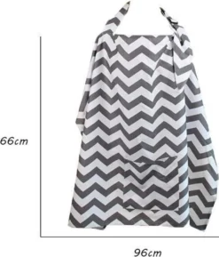 MINIIYOU® | Couverture D'allaitement Rayures Bleu Foncé | Short D'allaitement | Tissu écran Pendant L'alimentation | Bébé Et Maman | Comprend Un Petit Sac De Rangement -Bébé Soldes Boutique 1027x1200 5