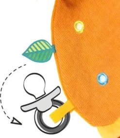 Linge De Doudou Et Tétine Imaginarium En 1 - Jungle - Avec Attache-sucette Et Anneau De Dentition -Bébé Soldes Boutique 1041x1200 2