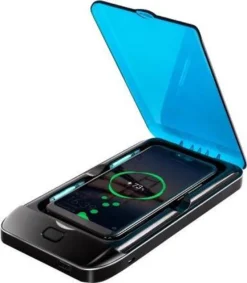 ISO - Stérilisateur UV De Téléphone Portable 3-EN-1 - Stérilisateur Multifonction UV, Désinfectant Portable UV Pour Smartphone - Chargement De Smartphone