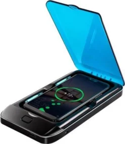 TR Goods Stérilisateur UV Smartphone Avec Chargeur Sans Fil 3-en-1 - Stérilisateur De Téléphone - Désinfectant UV Smartphone