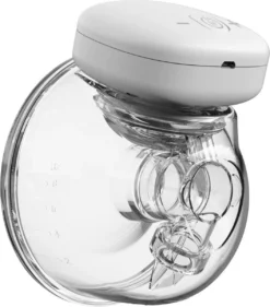 Tire-lait électrique Sans Fil 24 Mm - Mains Libres - Pompe De Luxe Avec Sac De Rangement - Récipient De Collecte 240 Ml - Wit