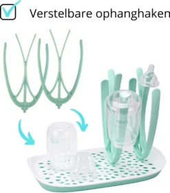 Support De Séchage Pour Biberon - Egouttoir Pour Biberon - Support De Séchage Pour Biberon - Egouttoir Avec Bac D'égouttement - Support De Séchage Pour Biberon - Menthe -Bébé Soldes Boutique 1060x1200