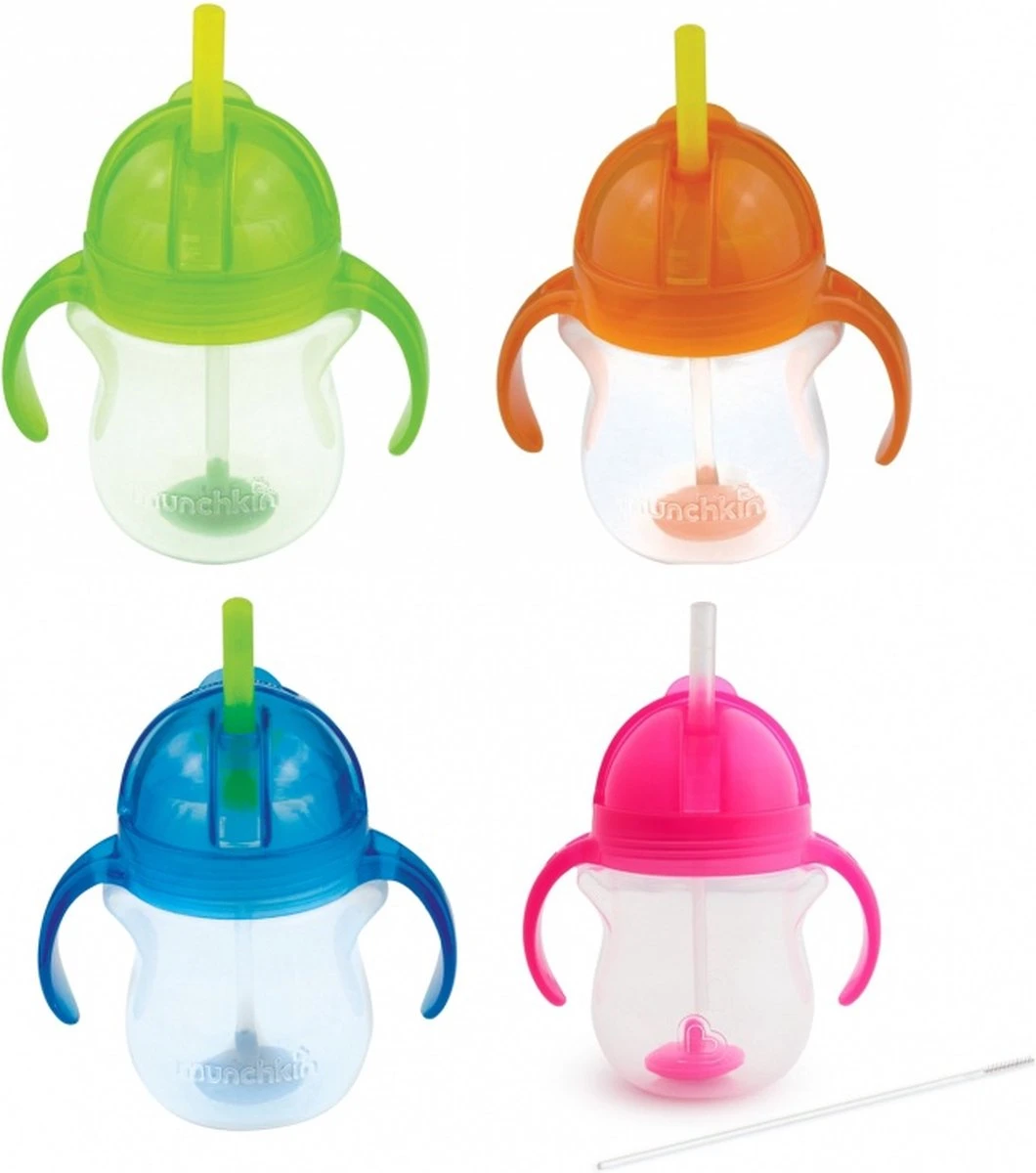 Tasse à Paille Munchkin Click Lock™ Tip&Sip6mois+ 207ml 1 Tasse à Paille Munchkin Click Lock™ Tip&Sip6mois+ 207ml