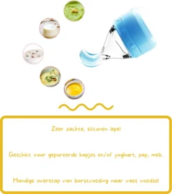 Biberoia® Coffret Cadeau - Bébé - Biberon Avec Cuillère - Anneau De Dentition Avec Hochet - Jouets - Biberon - Couverts Bébé - Blauw -Bébé Soldes Boutique 1066x1200 1