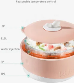 Set De 3 Pièces En Inox Jaune, Fourchette, Cuillère, Bol/assiette Avec Ventouse Doublé Silicone Vaisselle Enfant Enfant -Bébé Soldes Boutique 1069x1200 4