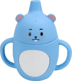 Gobelet Pour Enfant - Forme Animale - Réutilisable - 200ml - Silicone - Bambin - Bambin - Bébé - Éléphant