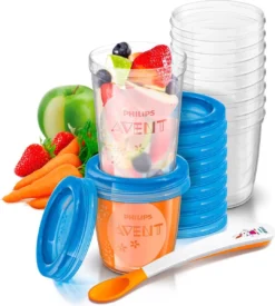 Tasses De Conservation Des Aliments Philips Avent SCF721 / 20 - 180 Ml Et 240 Ml - 20 Pièces