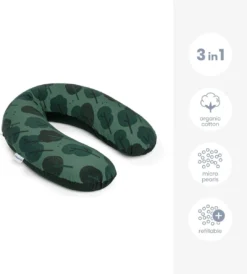 Doomoo Buddy - Coussin D'allaitement Et De Grossesse - Coton Organique - 180cm - Forest Green -Bébé Soldes Boutique 1082x1200 3