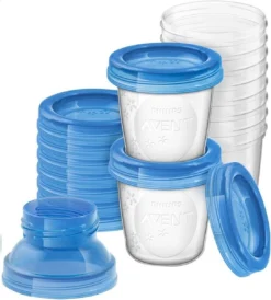 Philips Avent SCF619 05 Tasses De Conservation Pour Aliments Pour Bébés - 180 Ml - 5 Pièces -Bébé Soldes Boutique 1083x1200 2