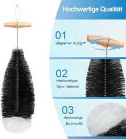 Lot De 2 Goupillons Adaptés Aux Bouteilles Sodastream - Brosse De Nettoyage Pour Bouteilles Lavable Au Lave-vaisselle - Brosse Pour Bouteilles Nettoyantes -Bébé Soldes Boutique 1084x1200 1
