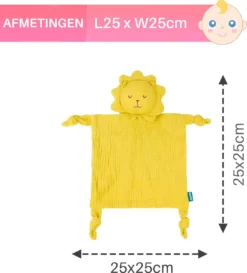 Bébé Peluche Jouet Sus Tissu Lion Jaune Bébé Apaiser Peluche Animal Peluche Doux Comfort Dormir Allaitement étreinte Couverture