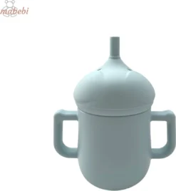 Mabebi MBB-ALBO5 - Gobelet Anti-fuite éléphant - Gobelet D'exercice - Gobelet D'entraînement - Gobelet Avec Paille