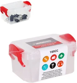 Conteneur Plastique Confortime 14x9,5x7,5 Cm - Rouge - Empilable & Avec Couvercle -Bébé Soldes Boutique 1106x1200 1