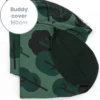 Doomoo Buddy Cover - Housse Pour Coussin D'allaitement Buddy - Coton Organique - 180 Cm - Green Forest