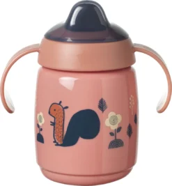 Gobelet Tommee Tippee Superstar Sippee - Avec Bec Souple - Avec Intellivalve - Technologie Antibactérienne BACSHIELD - Dès 6 Mois -300 Ml - Rouge