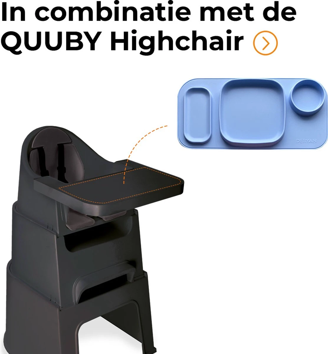 Set De Table Deryan Quuby - Set De Table - Set D'assiettes - Vaisselle Enfant - Gobelet - Blauw/ Grijs 9 Set De Table Deryan Quuby - Set De Table - Set D'assiettes - Vaisselle Enfant - Gobelet - Blauw/ Grijs – Image 9