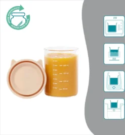 Bundle Babymoov Nutribaby Glass & ISY Bowls - 6 Bocaux De Conservation En Verre - 250 Ml -Bébé Soldes Boutique 1114x1200 5