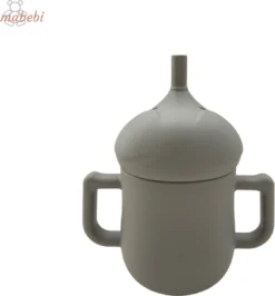 Mabebi MBB-ALBO1 - Gobelet Anti-fuite éléphant - Gobelet D'exercice - Gobelet D'entraînement - Gobelet Avec Paille