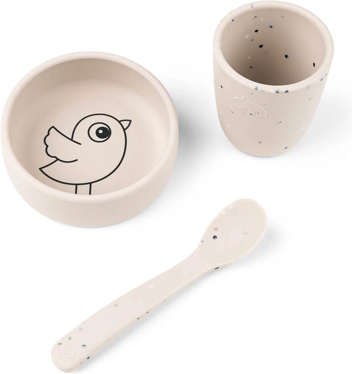 Done By Deer Set De Premier Repas En Silicone Birdee Sand 7 Done By Deer Set De Premier Repas En Silicone Birdee Sand – Image 7