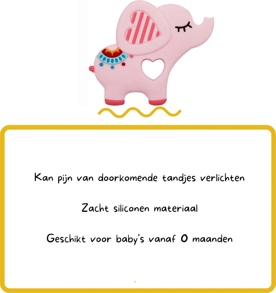 Anneau De Dentition Biberoia® - Éléphant - Bébé - Anneau De Dentition Rafraîchissant - Anneau De Dentition - Jouets De Dentition - Jouets Bébé - Speelgoed De Jouets De Bain - Cadeau - Rose 2 Anneau De Dentition Biberoia® - Éléphant - Bébé - Anneau De Dentition Rafraîchissant - Anneau De Dentition - Jouets De Dentition - Jouets Bébé - Speelgoed De Jouets De Bain - Cadeau - Rose – Image 2