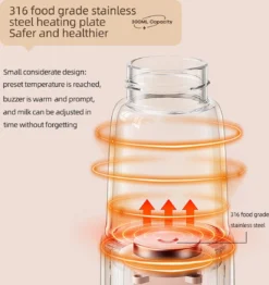 Handyworld - Chauffe-biberon - Chauffe-biberon - Chauffe-lait Portable Pour Bébé - Pour Voiture - Voyages - Chauffe- -Bébé Soldes Boutique 1130x1200 1