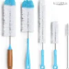Donkersstuff - Brosse Pour Bouteille - Brosse De Nettoyage - Nettoyant Pour Bouteille - 5 Pièces - Sans Rayures Et Sans BPA - Convient à Toutes Les Surfaces
