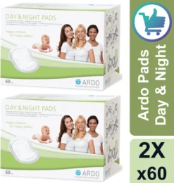 Compresses D'allaitement - Coussinets Jour Et Nuit - Ardo - Pack économique - 2 X 60 Pcs
