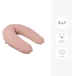 Doomoo Basics Comfy Big - Coussin D'allaitement - Coton Biologique - 190cm - Tetra Pink -Bébé Soldes Boutique 1140x1200 5
