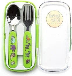 Ensemble De Couverts Pour Enfants Animaux De La Jungle Dans Un étui De Rangement - Tyrrell Katz