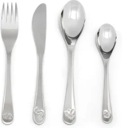 Couverts Pour Enfants Nature Friends - 4 Pièces - Acier Inoxydable 18/10 -Bébé Soldes Boutique 1141x1200 1