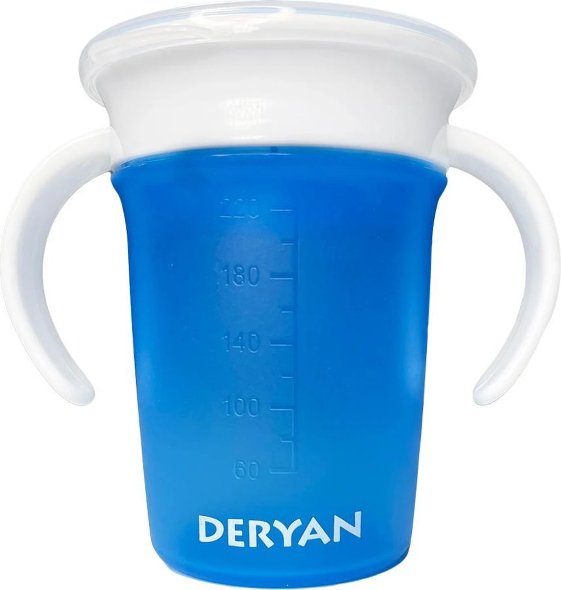 Deryan Luxury Quuby Drinking Cup 360 Trainer - Gobelet D'entraînement - Gobelet Anti-éclaboussures - Blauw 1 Deryan Luxury Quuby Drinking Cup 360 Trainer - Gobelet D'entraînement - Gobelet Anti-éclaboussures - Blauw