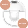 Tire-lait électrique Sans Fil - Mains Libres Et Portable - Sans BPA - Incl. 30 Sachets De Conservation Du Lait Maternel & E-Book Allaitement -
