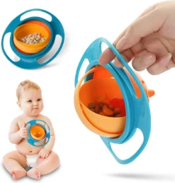 PEACE Bol Nourriture Pour Bébé - Bol Bébé - Bol Bébé - Vaisselle Bébé - Blauw