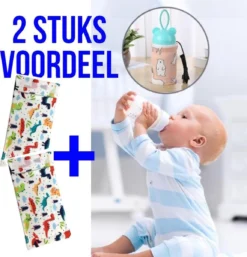 Allernieuwste USB Chauffe - Bébé Modèle Dinosaurus - Chauffage - Accessoires Voyage - Portable - Fermetures Velcro - Couleur