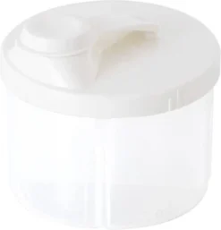 Sans Citron - Boîte Dosage Lait En Poudre Bébé - Boîte Conservation Alimentation - Bouchon Verseur - 4 Compartiments - Beige