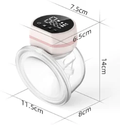 Melophy Tire-lait électrique Sans Fil - Pompe à Lait D'allaitement Mains Libres Et Portable - Allaitement - Sans BPA - Tasse De Lait Maternel De 240 ML - Rechargeable Par USB -Bébé Soldes Boutique 1154x1200 5