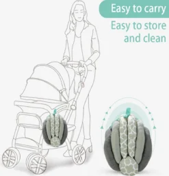 Coussin D'allaitement Pour Bébé Kunert - Réglable En Hauteur - Lait Maternisé Et Allaitement - Position Ergonomique -Bébé Soldes Boutique 1155x1200 4