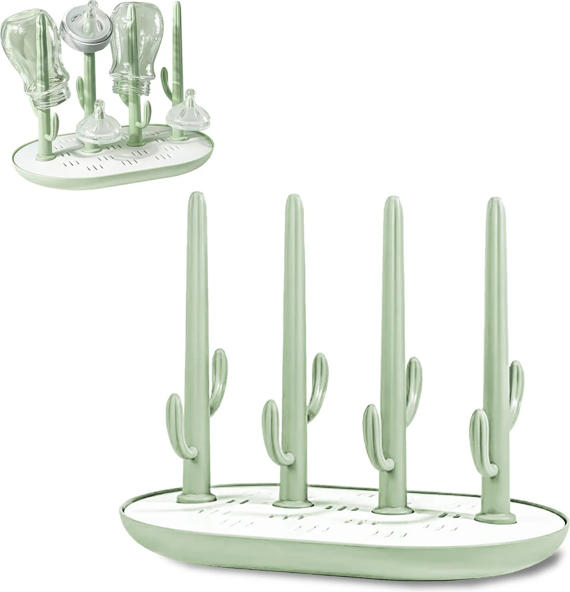 Bebaa® Étendoir Avec Bac D'égouttage - Bouteilles Pliable Pour Bébé Et Accessoires De Vêtements Pour Bébé 1 Bebaa® Étendoir Avec Bac D'égouttage - Bouteilles Pliable Pour Bébé Et Accessoires De Vêtements Pour Bébé