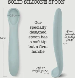 Koko Kids® Bamboe Aiguille D'Aspiration Et Cuillère En Siliconen - Bol D'Alimentation Bébé Et Tout-Petits Avec Ring D'Aspiration Forte (Menthe) -Bébé Soldes Boutique 1157x1200 7
