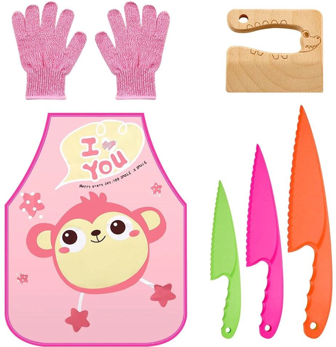 Bunz - Ensemble De 6 Couteaux Pour Enfants Pour Filles - Couteaux Pour Enfants - Kiddikutter - Couverts Pour Enfants - Adaptés Aux Enfants 1 Bunz - Ensemble De 6 Couteaux Pour Enfants Pour Filles - Couteaux Pour Enfants - Kiddikutter - Couverts Pour Enfants - Adaptés Aux Enfants