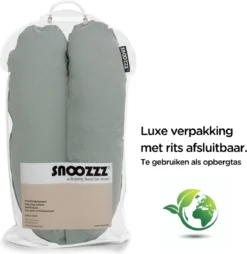 Snoozzz Oreiller De Grossesse Oreiller De Corps Oreiller De Couchage Latéral - Remplissage Micro Perle Silencieux - 185 Cm - Pierre -Bébé Soldes Boutique 1167x1200 3