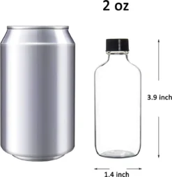 Bouteilles Lot De 16 Flacons En Verres De 60 Ml Avec Couvercles, Verre Ambré, Récipient En Verres , Boîte Vide, Récipient Rechargeable Pour Cosmétiques, Crèmes, Lotions, Huiles Essentielles (transparent) -Bébé Soldes Boutique 1169x1200