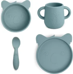 Nuuroo Set De Nourriture En Siliconen 4 Pièces Lykke Koala - Plomb