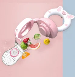 Sucette à Fruits Pour Bébés, 2 Pièces De Sucettes à Fruits Pour Bébés à Partir De 3 Mois, Version Mise à Niveau 2022, Sucette à Remplir, Sucette à Jus, Sucette à Fruits Pour Bébé, Sans BPA, 8 Ventouses En Silicone En 3 Tailles -Bébé Soldes Boutique 1177x1200 1