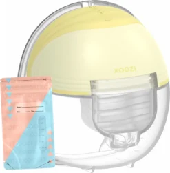 XOOZI MEDI - Tire-lait électrique Sans Fil - Mains Libres Et Portable - Sans BPA - Incl. 20 Sachets De Conservation Du Lait Maternel - Série Medi