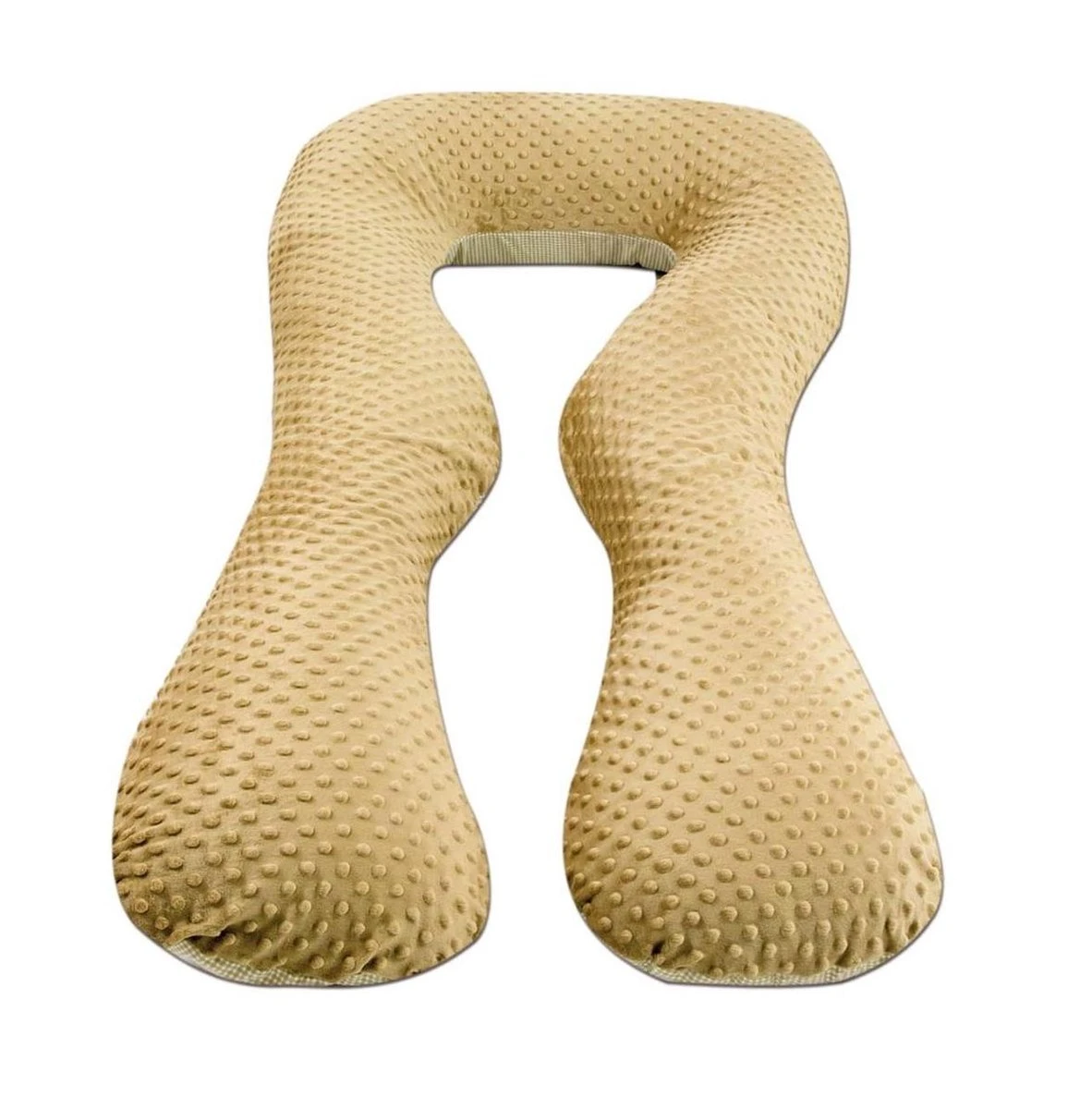 Oreiller D'allaitement / Oreillers De Grossesse | Forme En U 300 Cm | Marron Et Marron à Carreaux 3 Oreiller D'allaitement / Oreillers De Grossesse | Forme En U 300 Cm | Marron Et Marron à Carreaux – Image 3