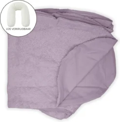 Housse De Coussin D'allaitement Form-Fix - Housse Pour Form Fix XL - 100% Coton Et Tissu éponge Confortable - Aubergine