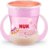 NUK | Soirée Mini Coupe Magic | Tasse à Boire | 360° | 6+ Mois | Brille Dans Le Noir | 160 Ml | Rose 6 Mois Et Plus